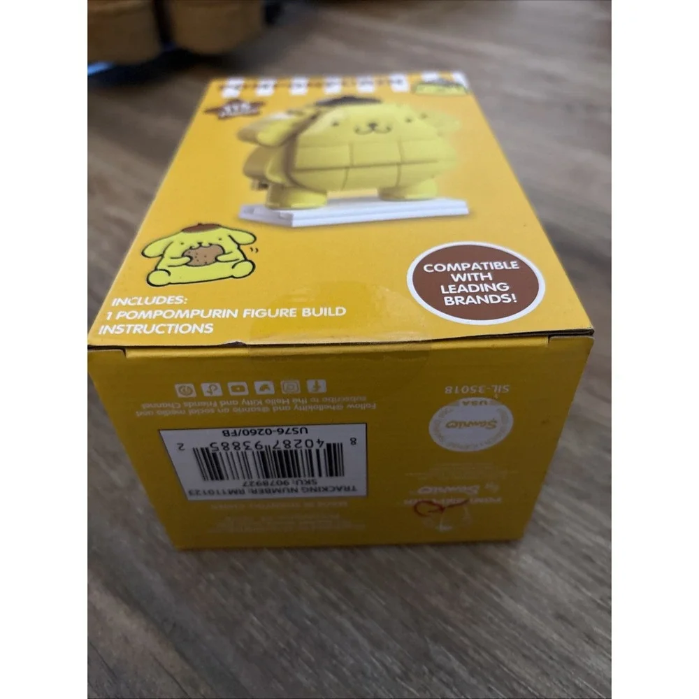 Sanrio Pompompurin - 115pc Building Block Figure Set New In‎ Box